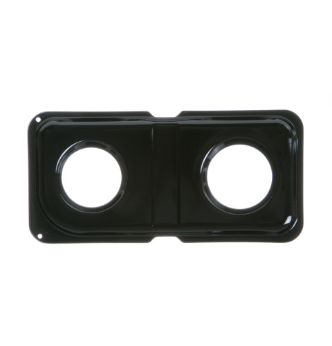 Range Gas Double Black Porcelain Pan
