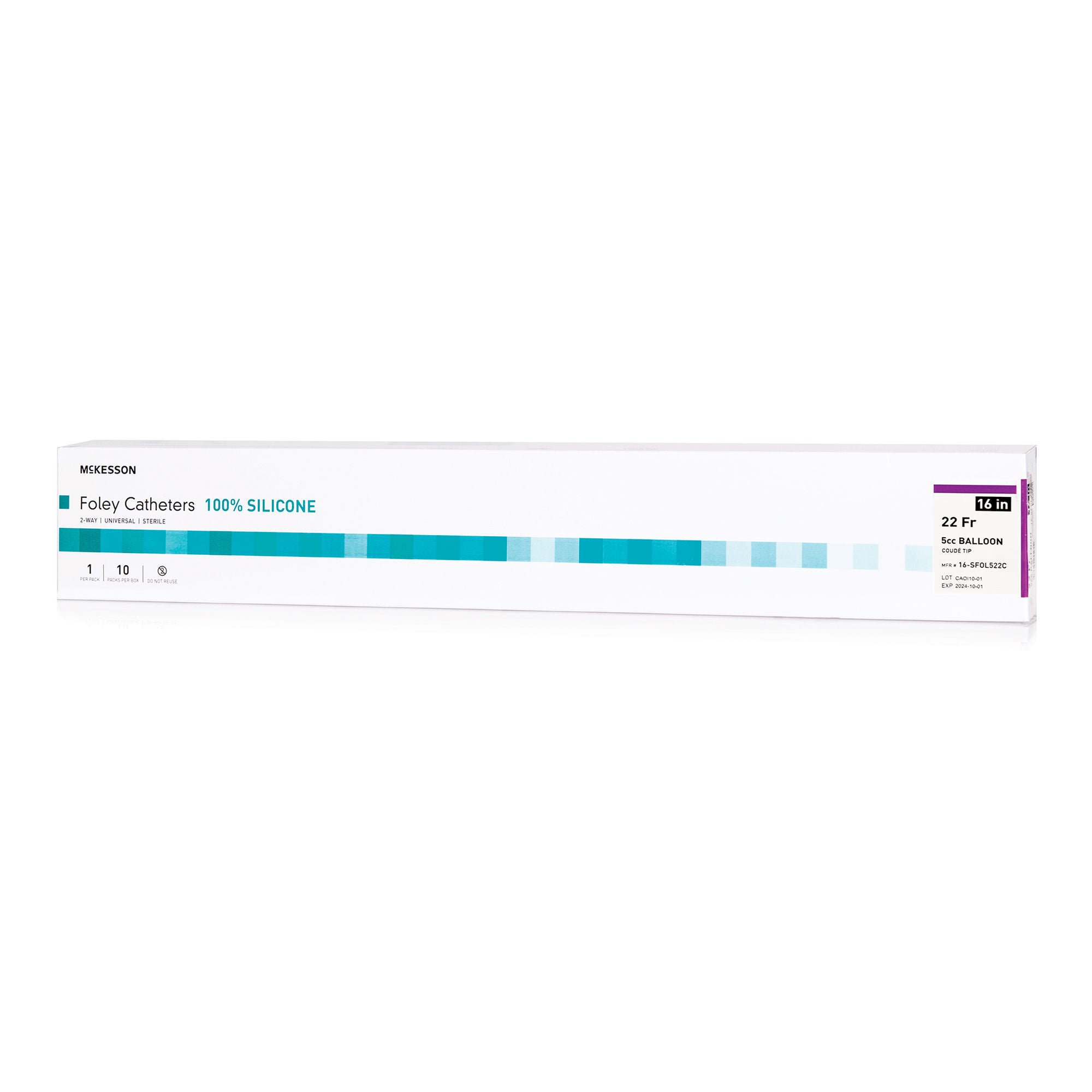 McKesson Brand CATHETER, FOLEY COUDE TIP 100%SIL 22FR 5CC (10/BX 20BX/CS)