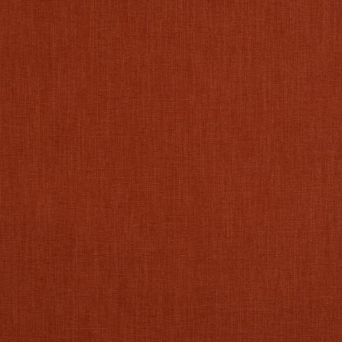 Rust-colored woven fabric panel covering the surface, lying flat and evenly lit, showing subtle crosshatch texture and uniform color across a plain backdrop.