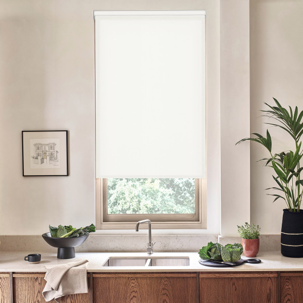 Corsica White Roller Blind