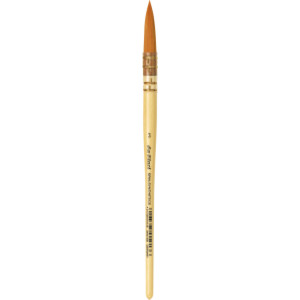 COSMOTOP-SPIN Quill Brush, Synthetic, Watercolor & Indian Ink, Round, Series 488, Size 3