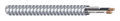 55572602 MC<sup>AP</sup> All Purpose Cable Aluminum Armor (2) 12 AWG Conductor Brown and Grey 1000 ft. Reel