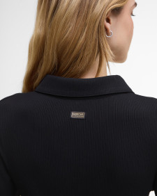 Chloe Ribbed Mini Dress Black