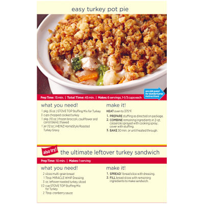 Stove Top Stuffing Mix for Turkey, 2 ct Pack, 6 oz Boxes