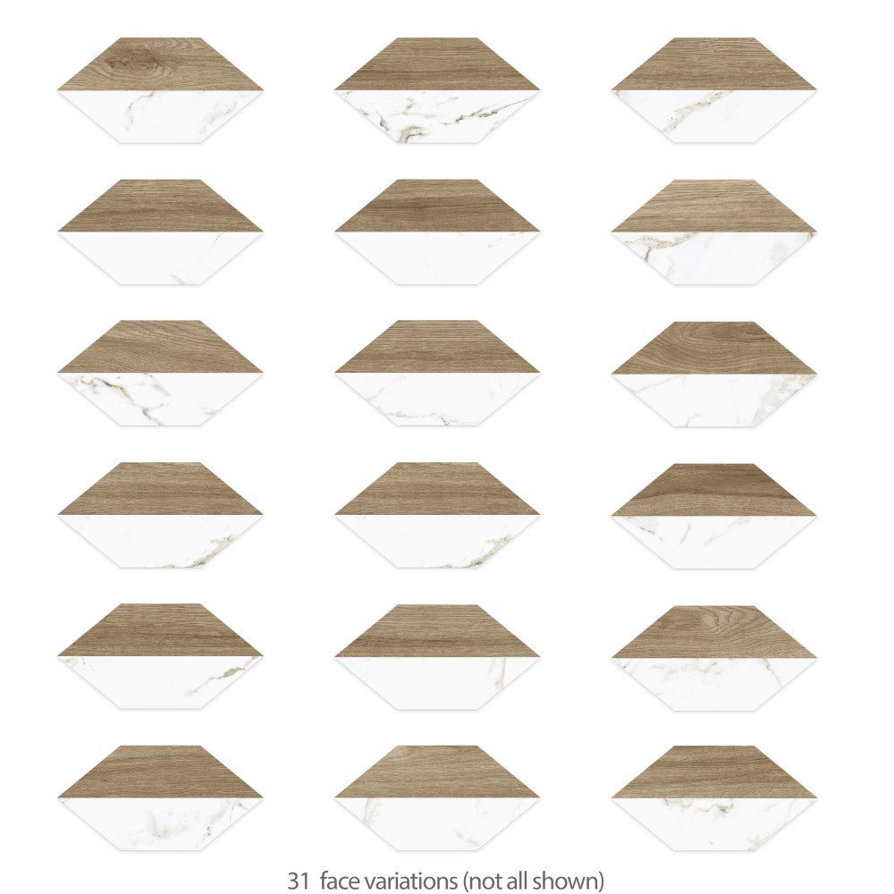 Llama Kayak Lagom Nature 6-1/2 in. x 12-1/2 in. Porcelain Floor and Wall Tile