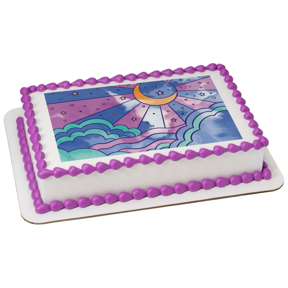 Image Cake Prismatic Sky