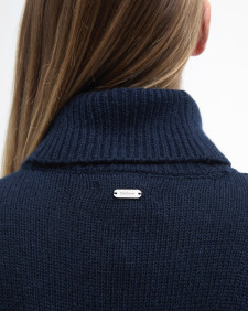 Beatrix Cable-Knit Mini Dress Classic Navy