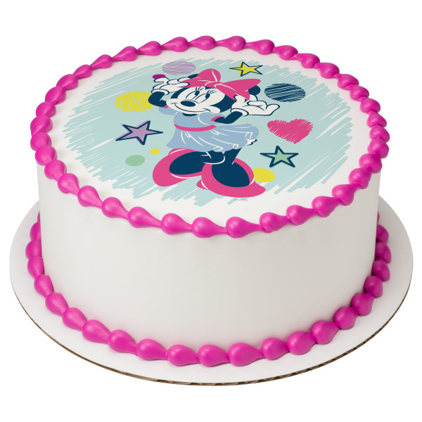 Disney Minnie Mouse Sweet and Cute PhotoCake® Edible Image®