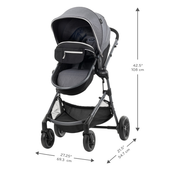 Pivot Vizor Travel System with LiteMax Infant Car Seat Specifications