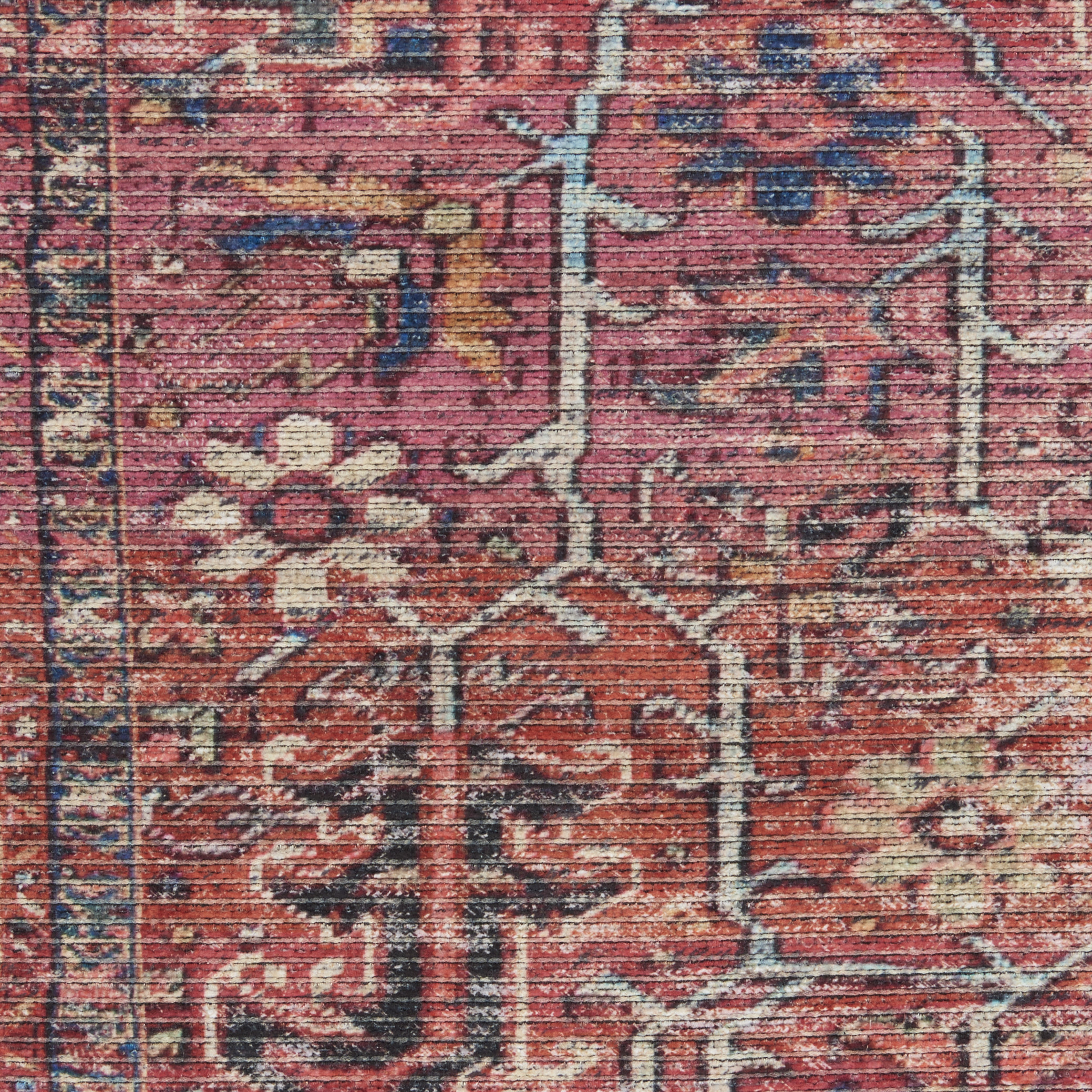 Nourison New Concept Washables 4' x 6' Brick Vintage Indoor Rug