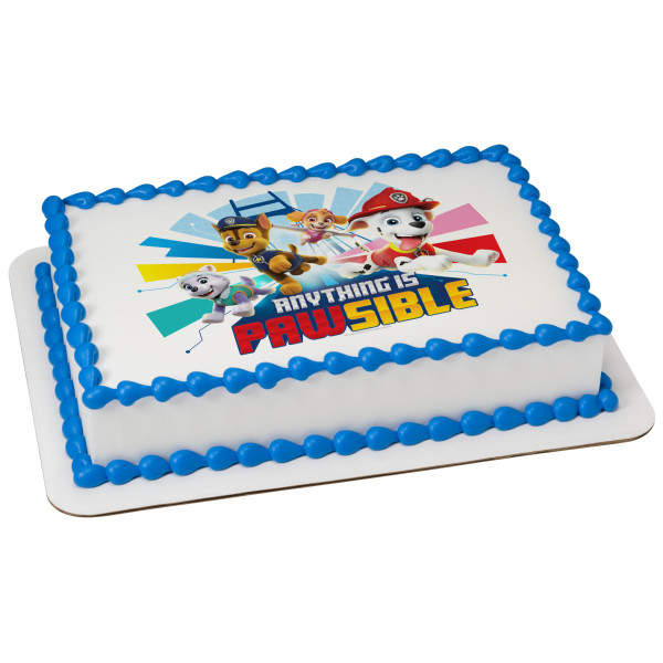 PAW Patrol Anything Is Pawsible PhotoCake® Edible Image®