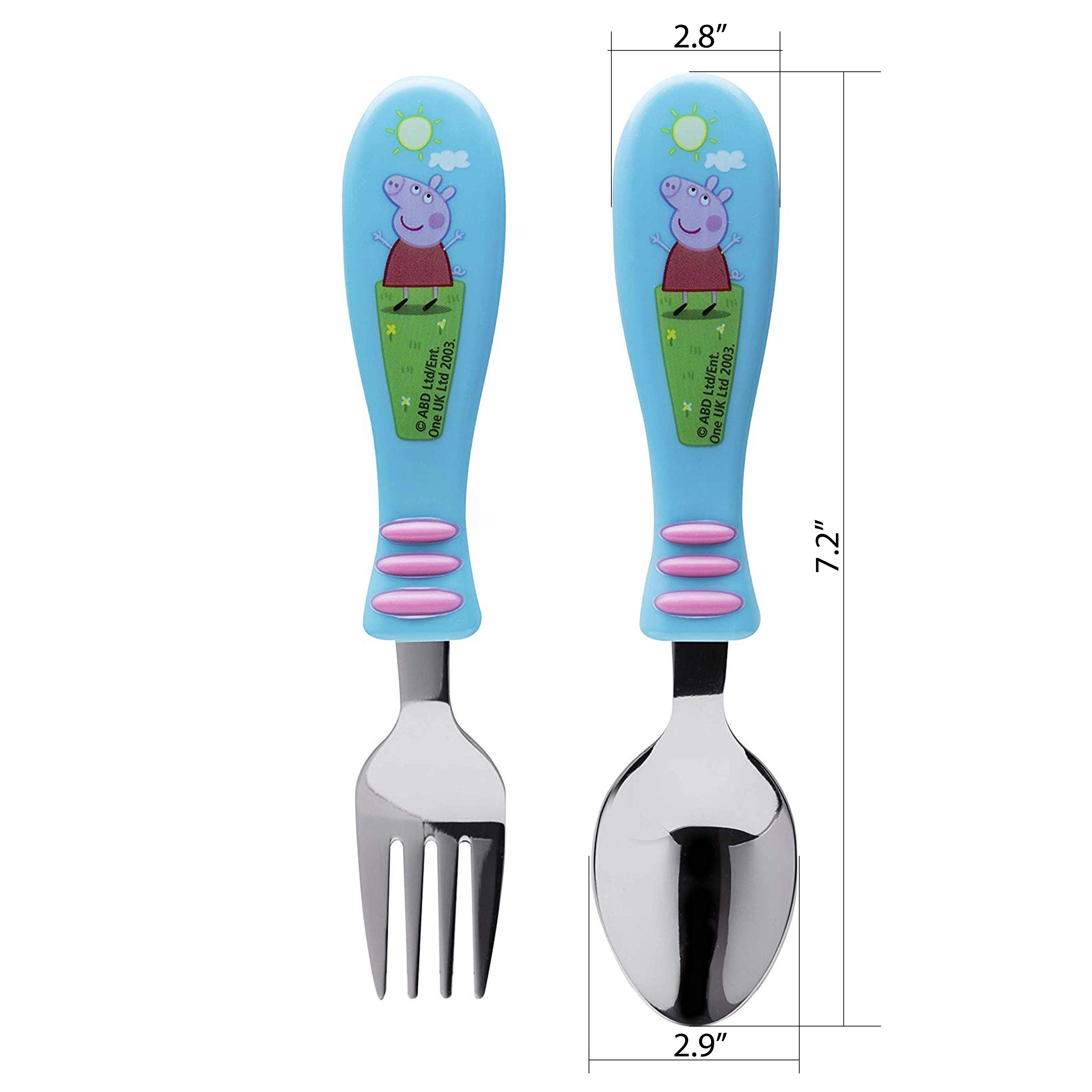 Nick Jr. Kid’s Dinnerware Set, Peppa Pig, 3-piece set slideshow image 5 Nick Jr. Kid’s Dinnerware Set, Peppa Pig, 3-piece set slideshow image 5