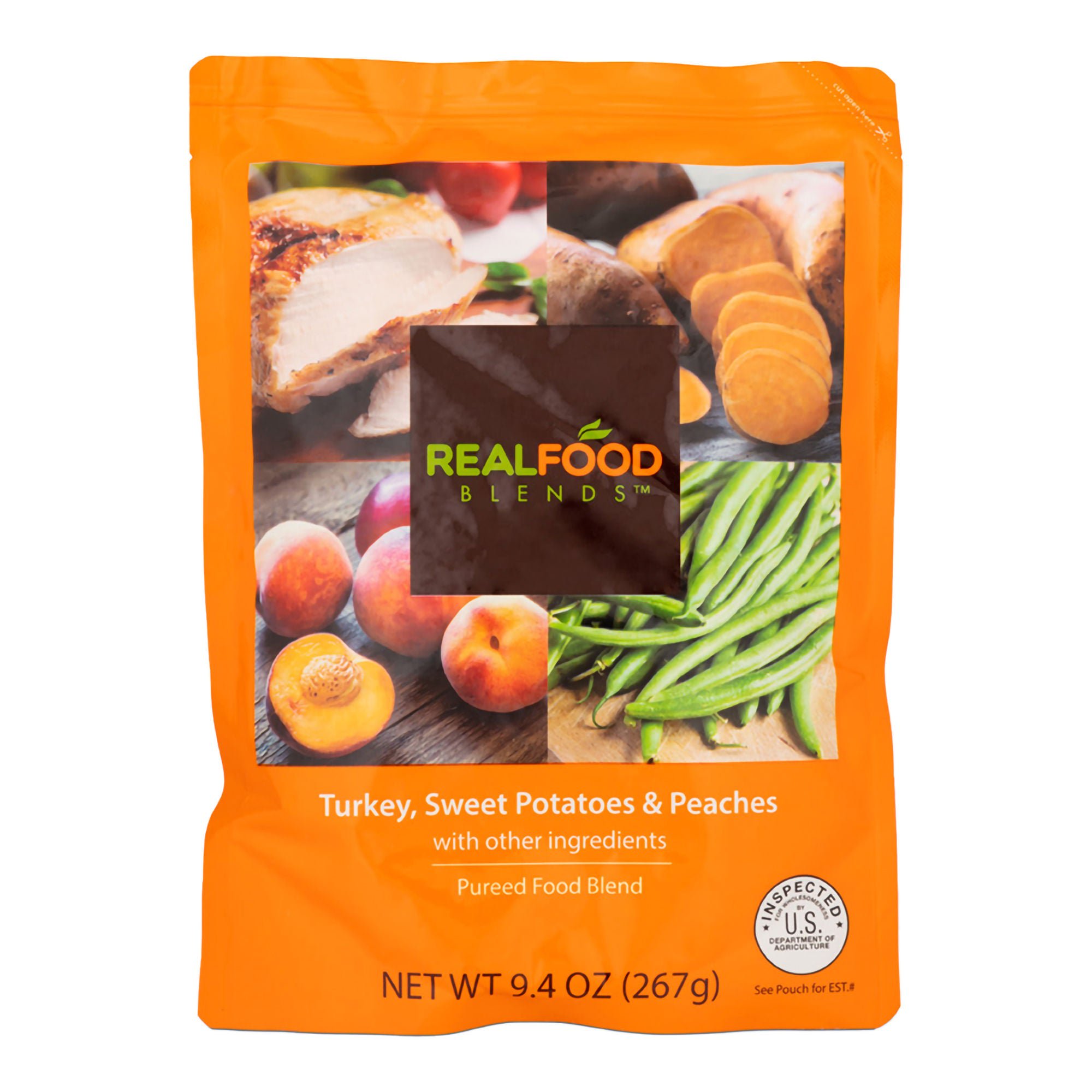 Real Food Blends™ Turkey, Sweet Potatoes & Peaches Puree Blend for Tube Feeding