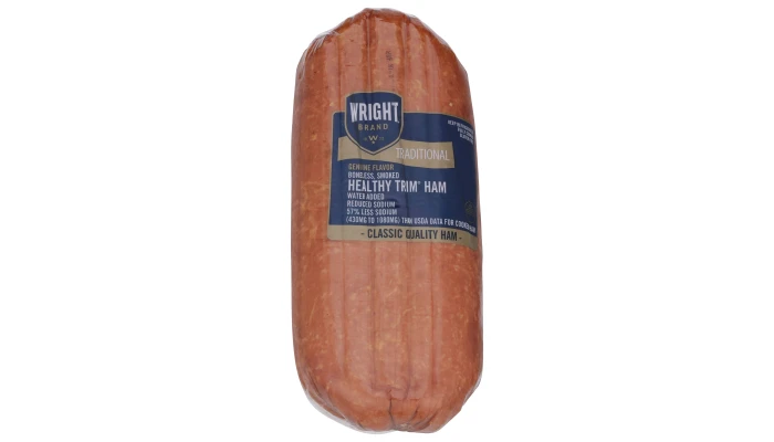 Wright® Brand Healthy Trim® Reduced Sodium Smoked Ham, 2 Count_image_3