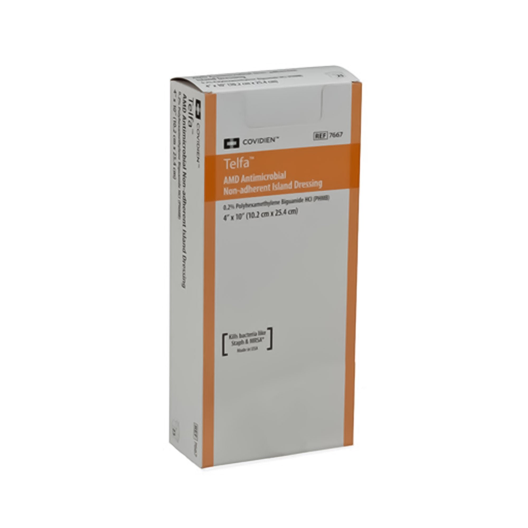 Telfa™ Impregnated Antimicrobial Dressing, 4 x 8 Inch