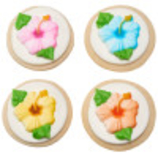 Hibiscus Assortment Dec-Ons® Decorations