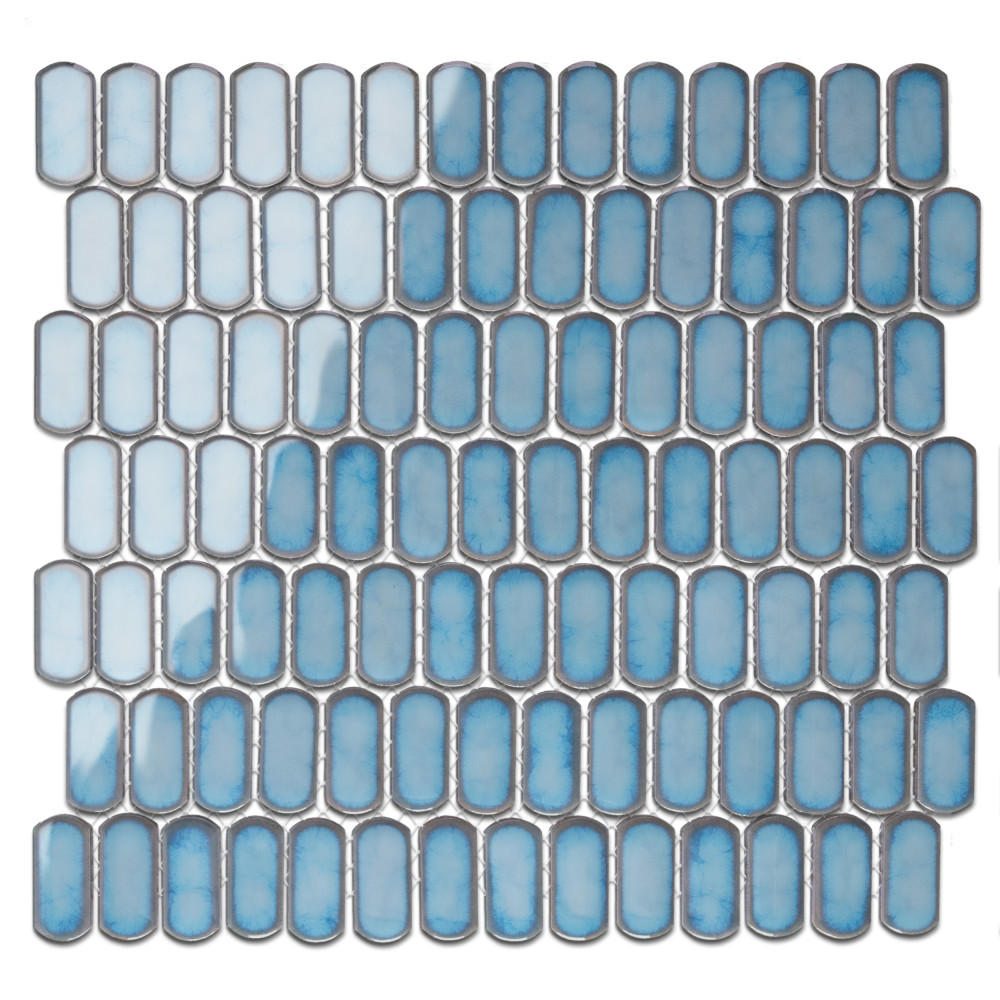 Hudson Capsule Marine 12-1/4 in. x 13-1/8 in. Porcelain Mosaic Tile