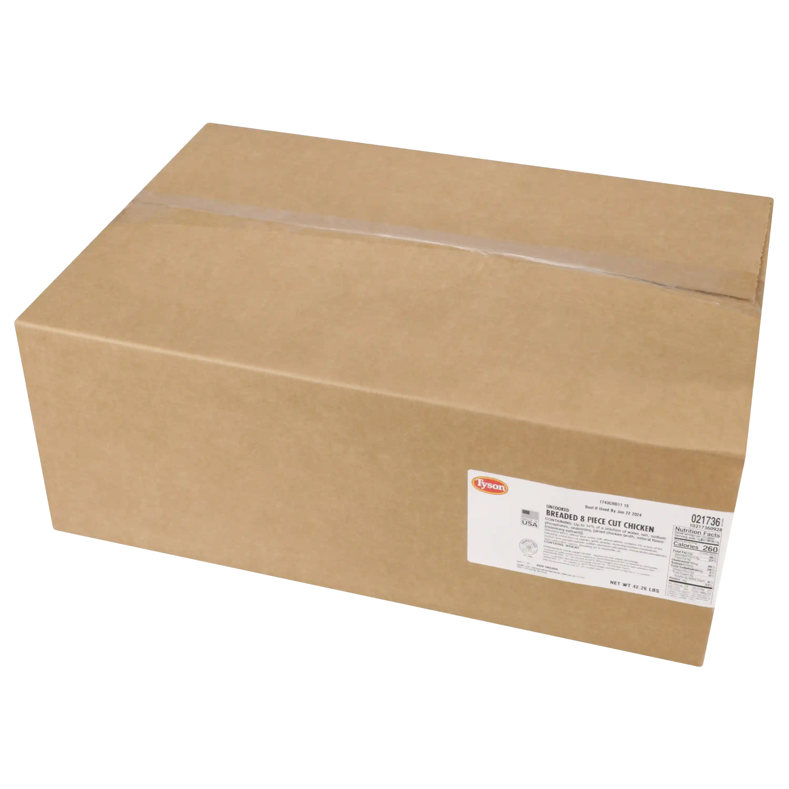 Tyson® Uncooked Breaded 8 Piece Cut Chicken_image_5