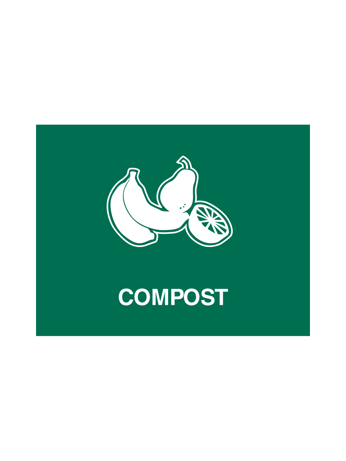 VISION – Sign – Compost – Green