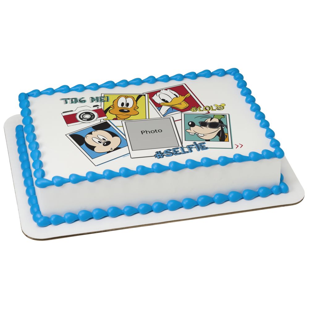 Image Cake Mickey Mouse & Friends #Selfie