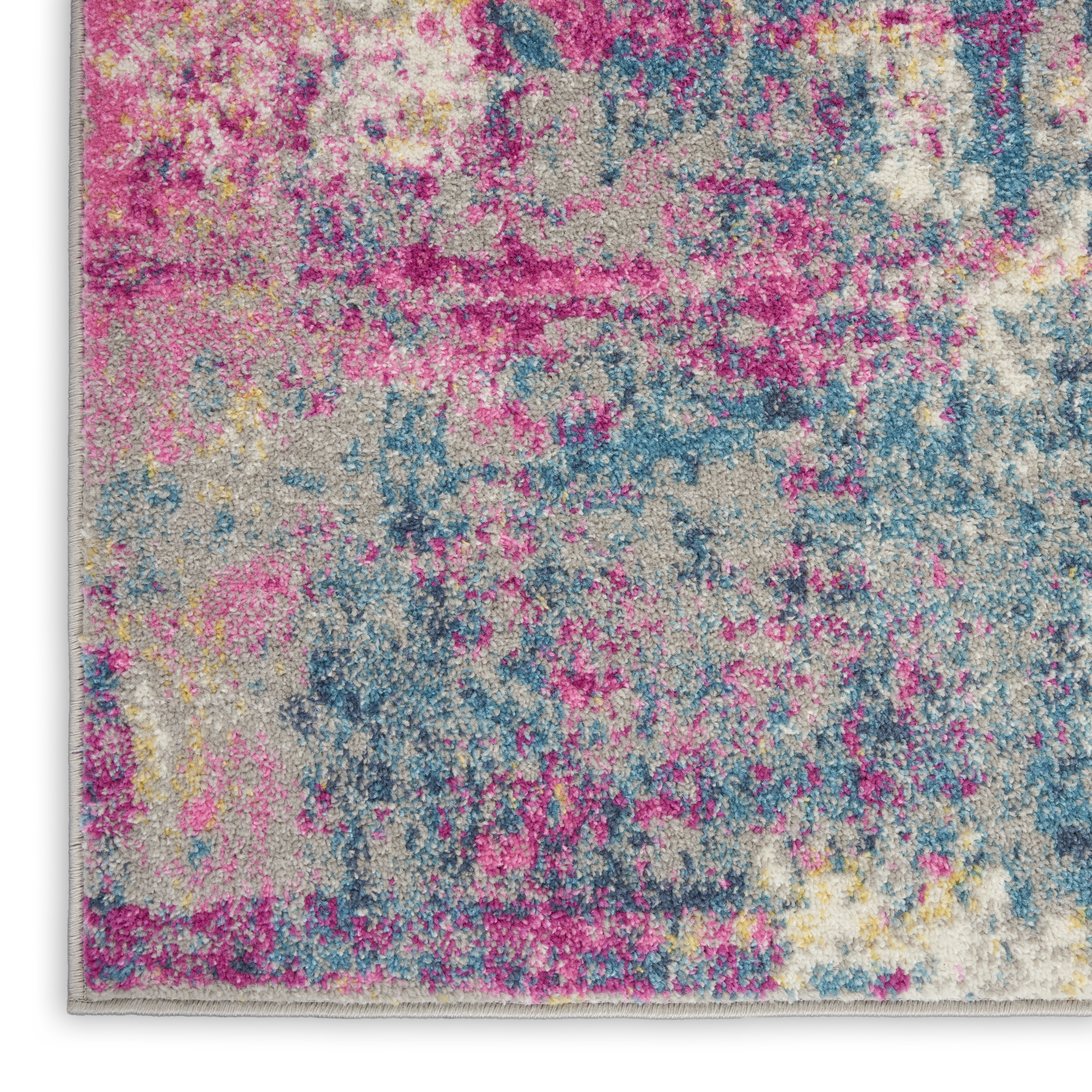 Nourison Passion 6'7" x 9'6" Ivory Multicolor Modern Indoor Rug