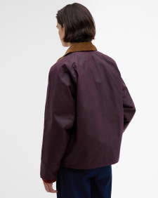 Paul Smith loves Barbour Transport Waxed Jacket Grape
