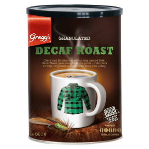 gregg's® decaf roast granulated instant coffee 500g image