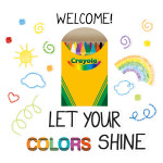 Eureka&reg; Crayola&reg; Let Your Colors Shine Bulletin Board Set EU-847812