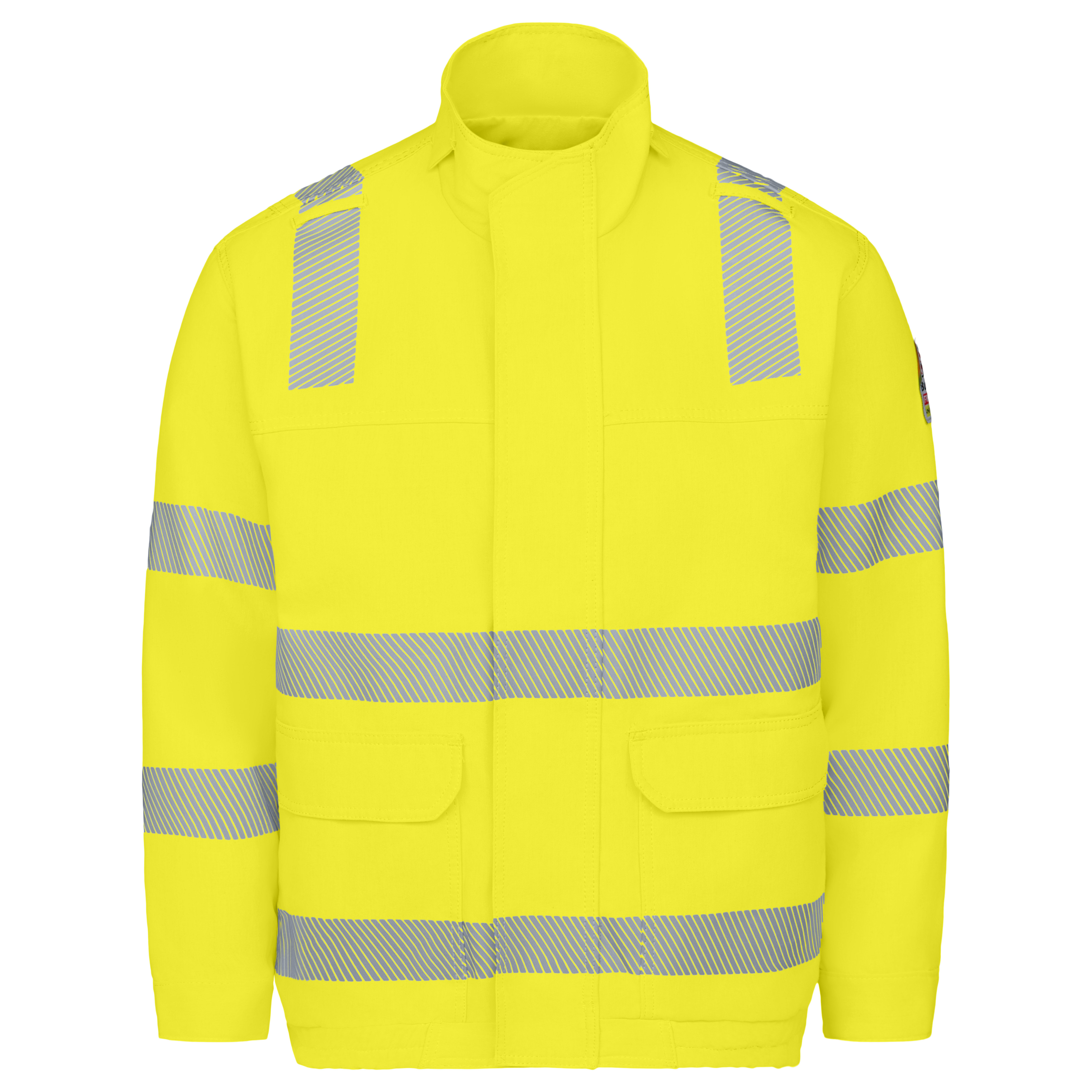 Hi-Visibility Lined Bomber Jacket-Bulwark
