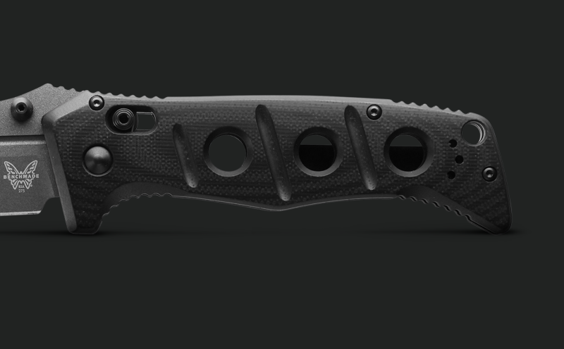 Adamas Black G10 Drop-Point