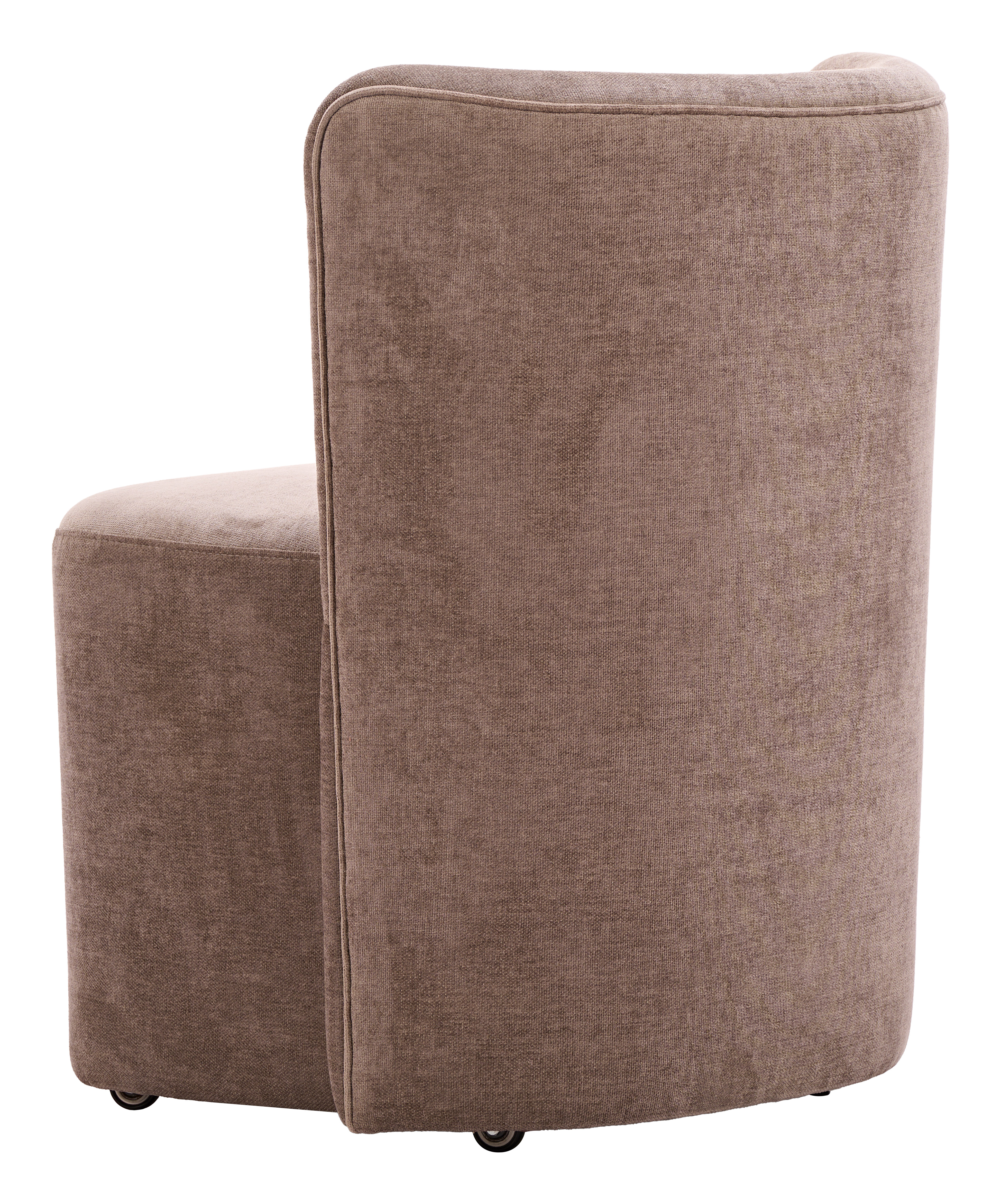 Bambun Dining Chair with Wheels Taupe product image