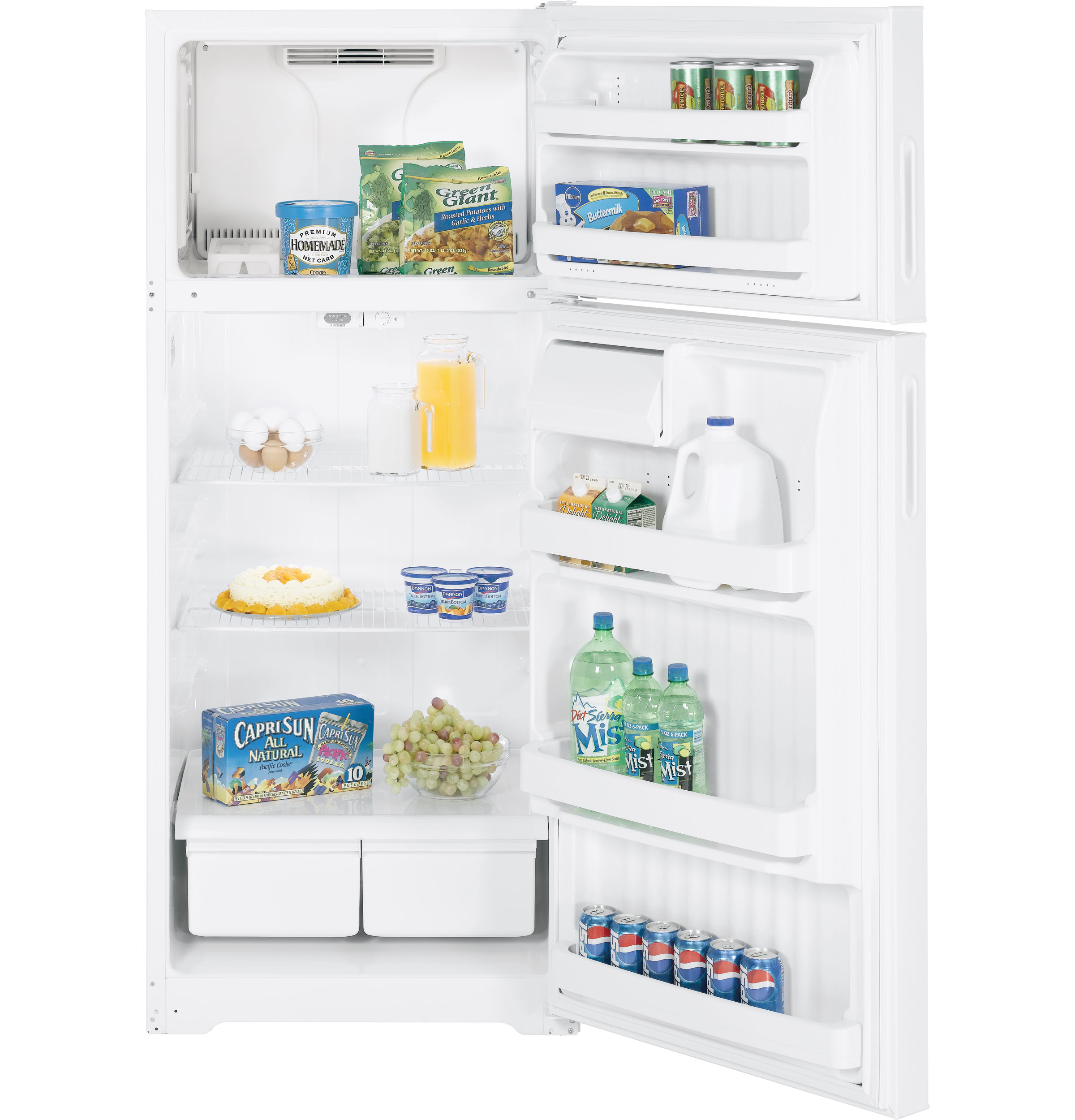 GE® ENERGY STAR® 18.1 Cu. Ft. Top-Freezer Refrigerator