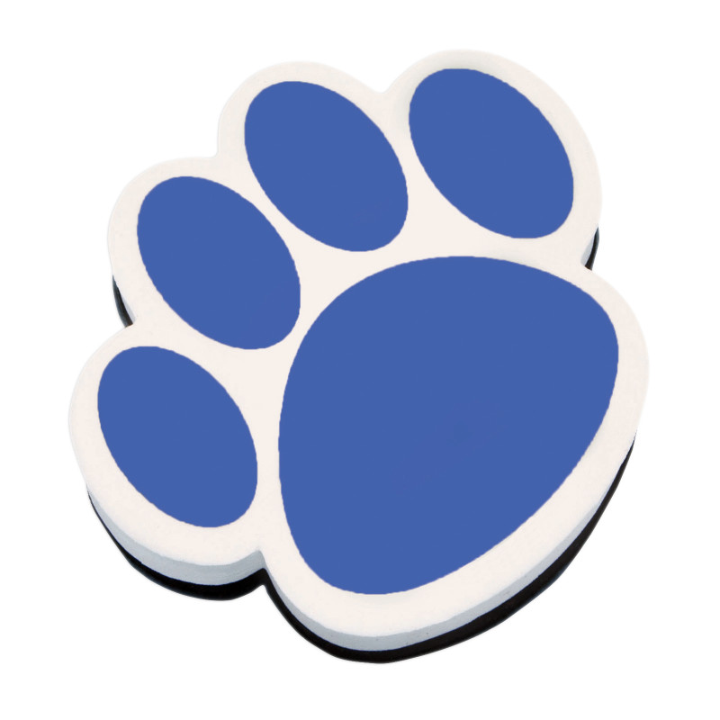 Magnetic+Whiteboard+Eraser%2C+Blue+Paw