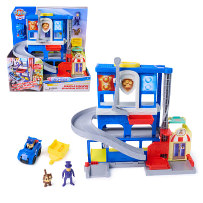 PAW Patrol: Pup Squad, Search & Rescue HQ Playset with Chase Pup Squad Racer, Humdinger Action Figure & Kitty Pal, Kids Toys for Boys & Girls Ages 3+