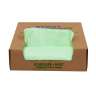 Envision, EcoSafe-6400 LLDPE Compostable Liner, 30 gal Capacity, 42 in Wide, 48 in High, 0.85 Mils Thick, Green