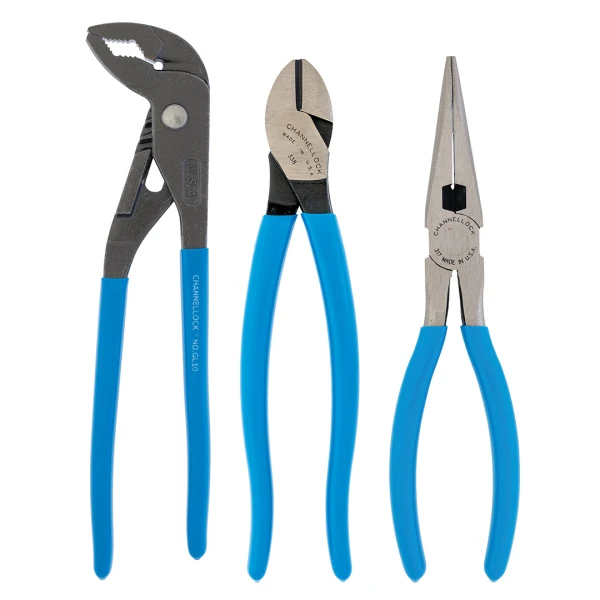 GLS-23 3 Pc Plier Set: GL10, 317, 338, Poly-Bagged