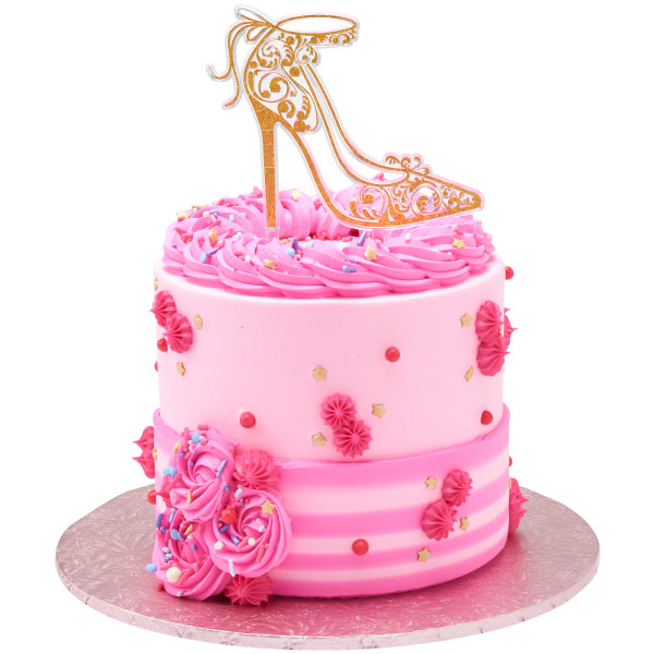 Gold Quinceañera Cake Kit