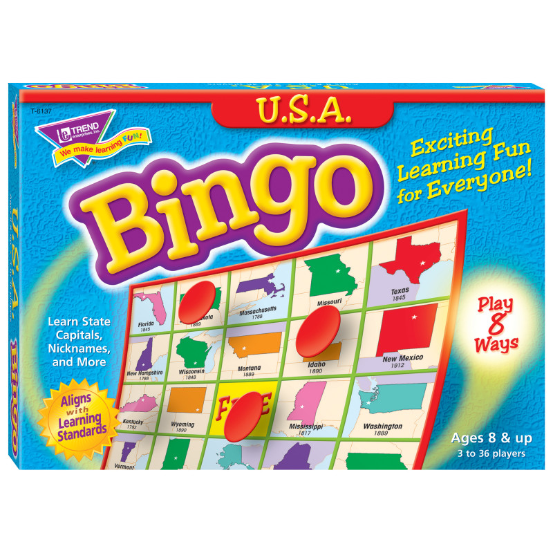 U.S.A. Bingo Game