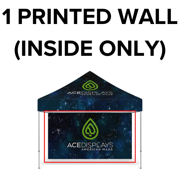 10'w Back Wall Printed Inside