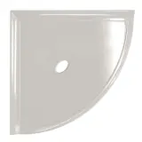 Retrofit Bath Accessoires Polished Gray Flatback 10″ Corner Shelf