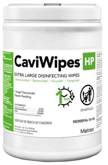 CaviWipes™ HP Germicidal Wipe XL 9" x 12"