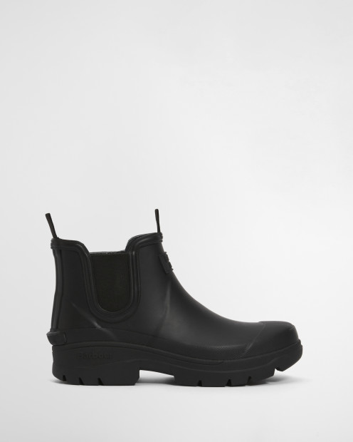 Barbour x ARKET Chelsea Wellingtons Black