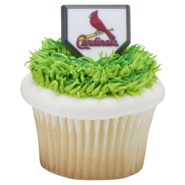 MLB® Home Plate Team Logo Cupcake Rings