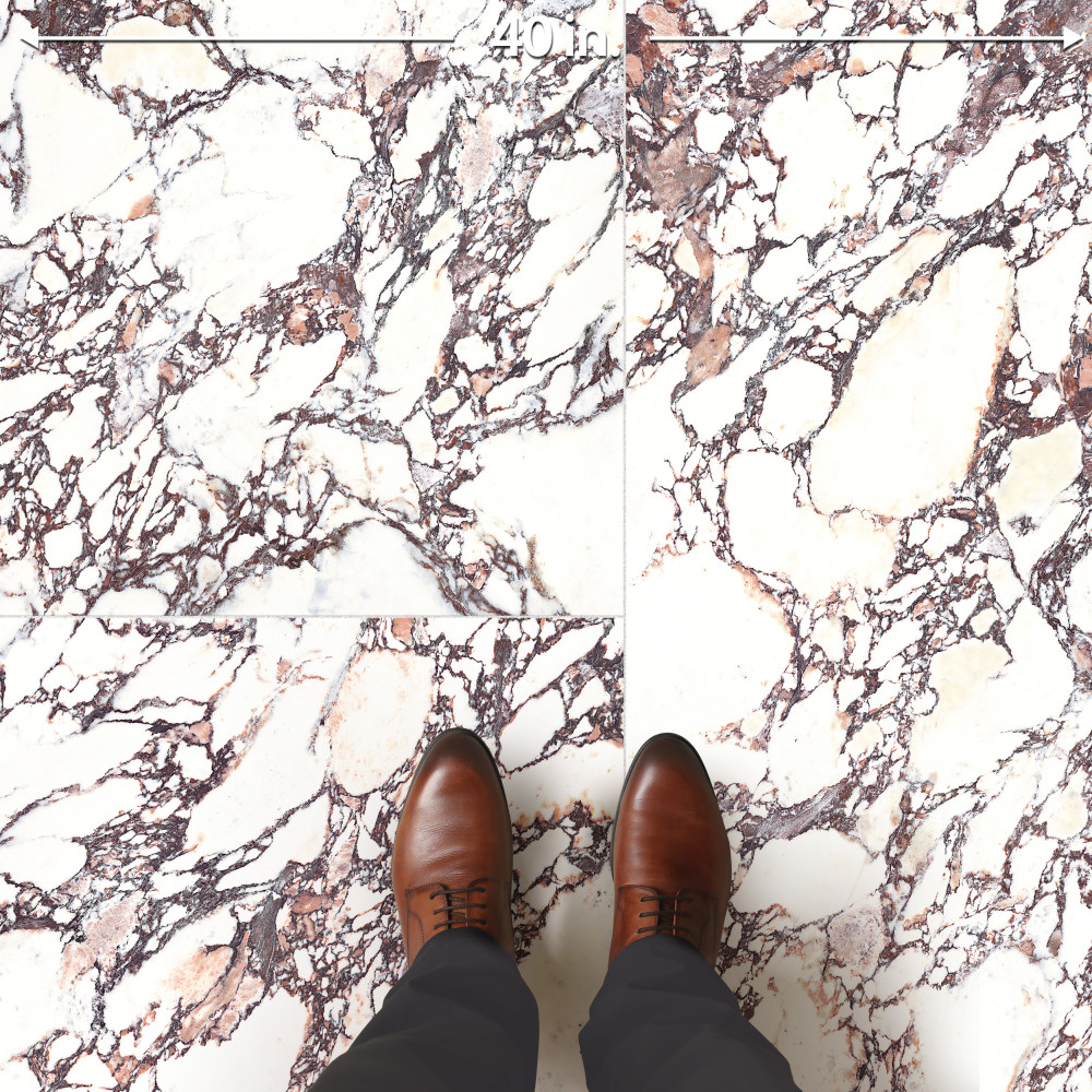 Touche Rubis 23-1/2 in. x 47-1/8 in. Porcelain Floor and Wall Tile