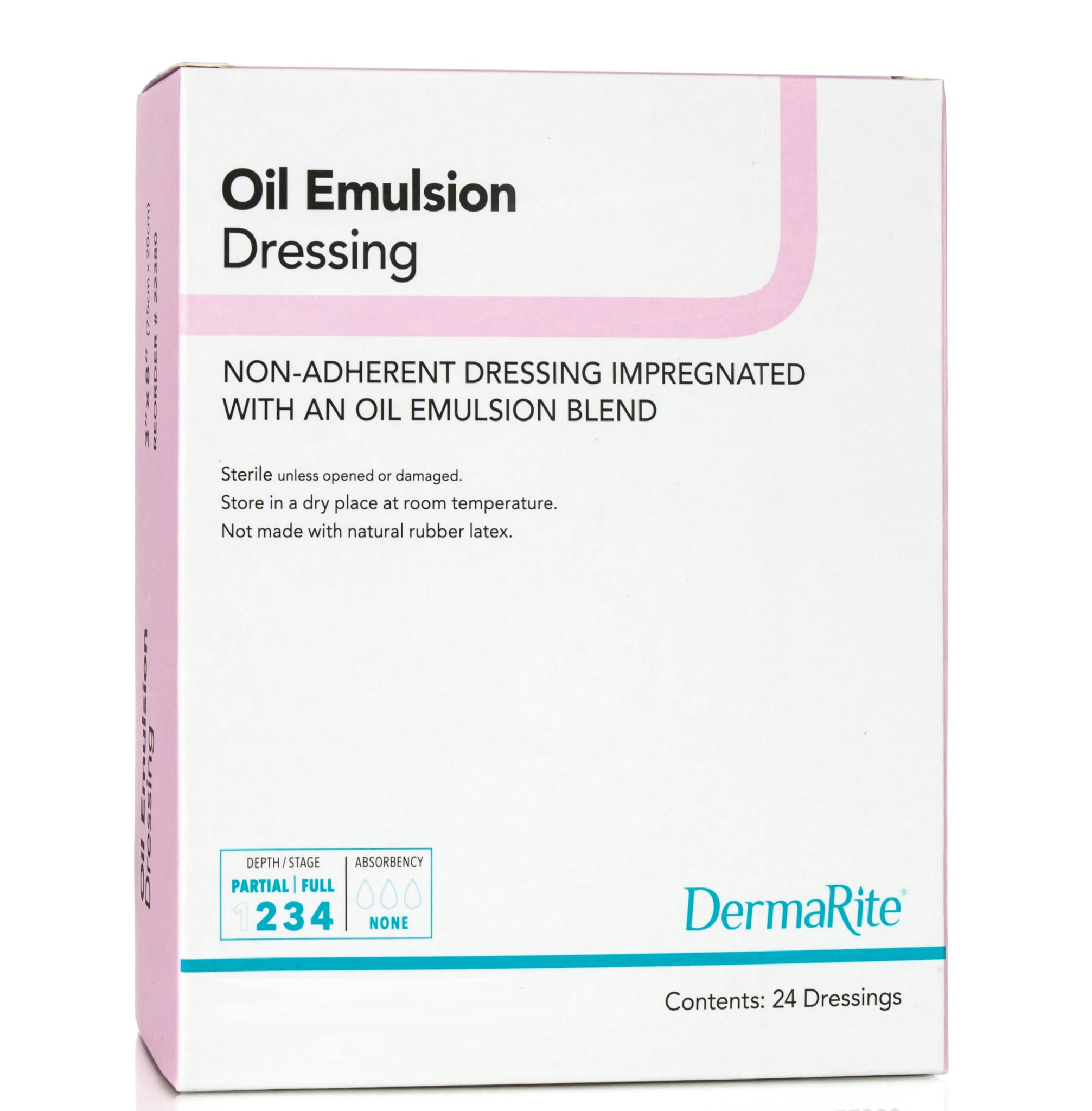 DermaRite® Oil Emulsion Impregnated Dressing, 3 x 3 Inch