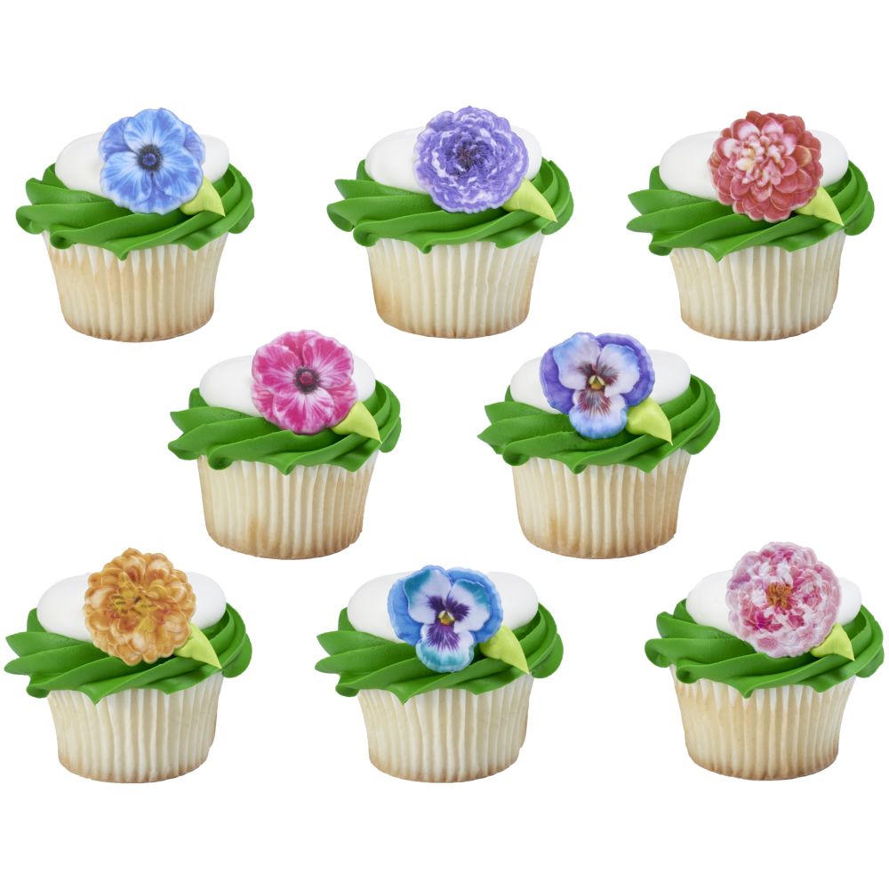 Image Cake Garden Flowers