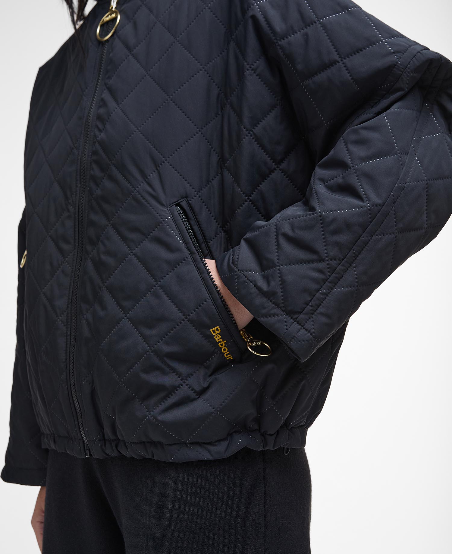 Emlyn Quilted Bomber Jacket image number 4