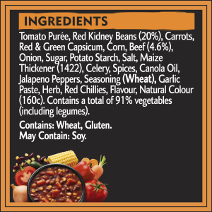  Heinz® Big'N Chunky Mexican Bean Soup 535g 