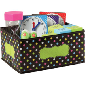 Chalkboard Brights Small Storage Bin, 8" x 11" x 5"