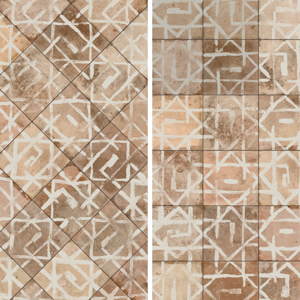 Kings Alora Décor 17-5/8 in. x 17-5/8 in. Ceramic Floor and Wall Tile